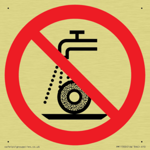 Prohibition: Do not use for wet grinding